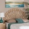 Bali & Pari Rasima Modern Bohemian Natural Brown Rattan Queen Size Standalone Headboard 239-13393-ZORO - alternate 2